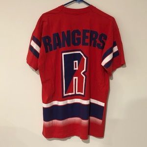 Texas Rangers MLB Vintage Baseball Shirt Large